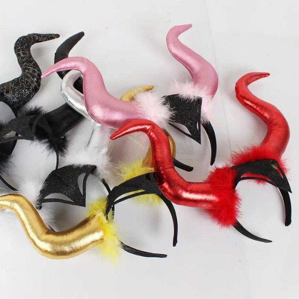 Devil Horns Headband for Young and Adults